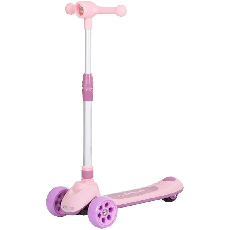 Trotineta Chipolino Orbit, lumini, pliabila, ghidonul reglabil, roz KID055561