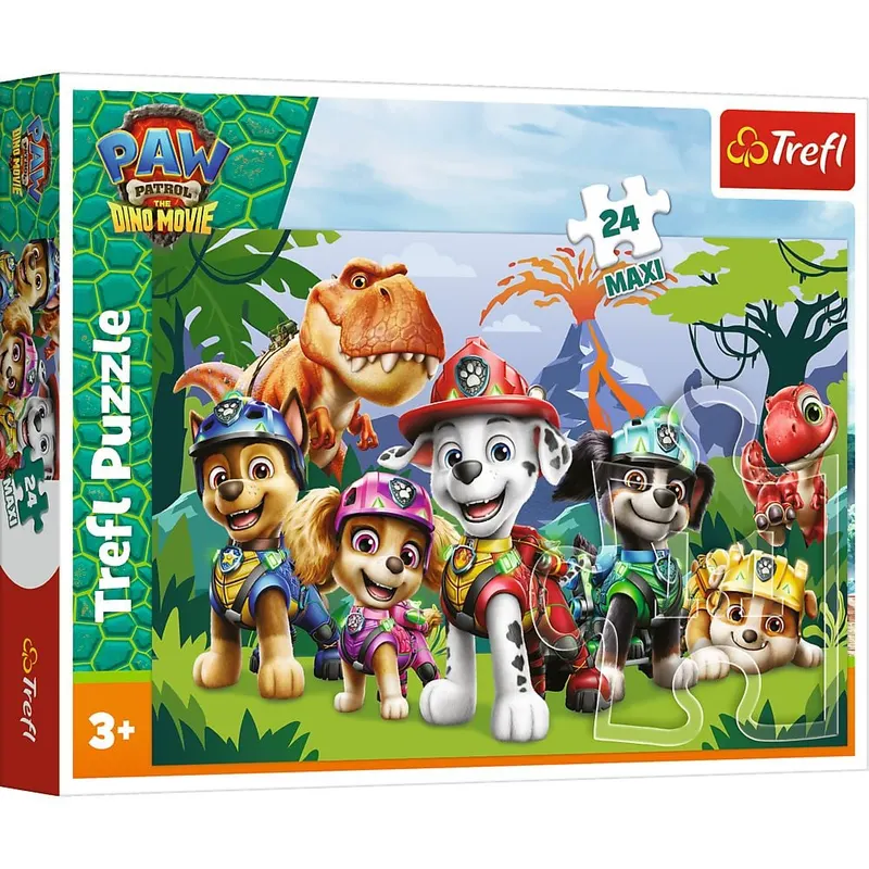 PUZZLE TREFL 24 MAXI PATRULA CATELUSILOR PRIETENIE PREISTORICA