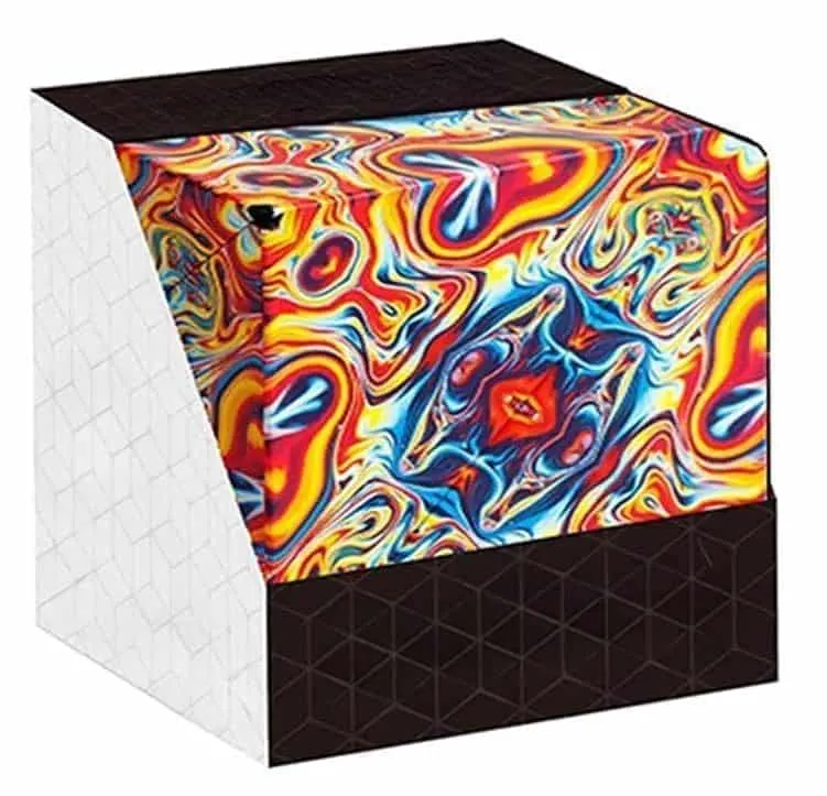 Jucarie Interactiva Cubul Magic, Puzzle 3D, 72 de Forme, 6.3x6.3x6.3 Cm, Multicolor, + 6 Ani