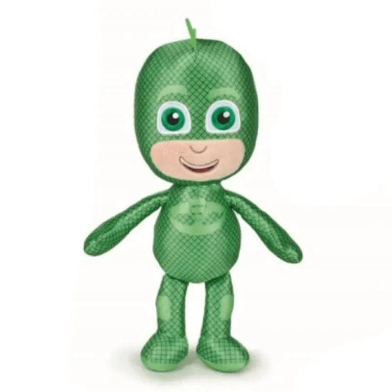 Jucărie de Pluș PJ Masks, Gekko, 50 Cm, Ultra-Moale, Prieten de Joaca