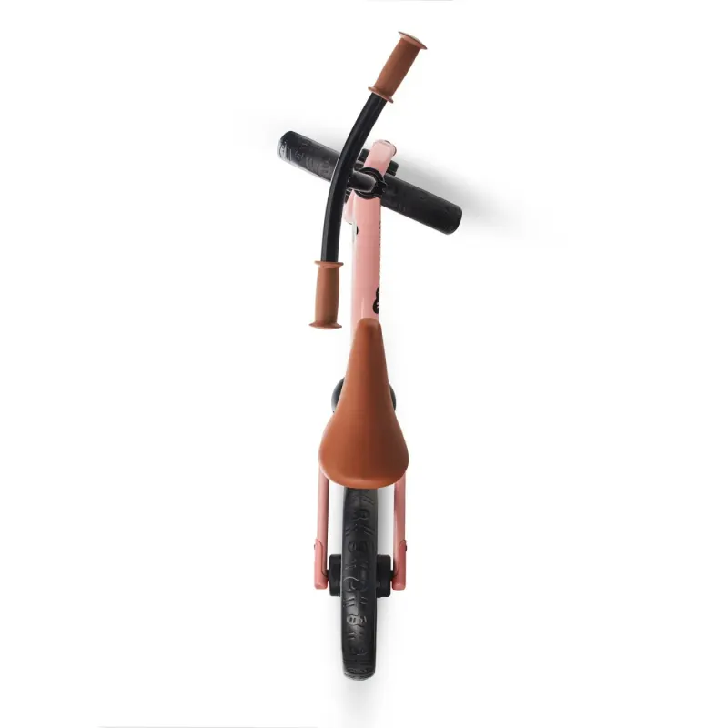 Bicicleta Kinderkraft 2Way Next, echilibru, fara pedale, roz KID922246 — imaginea 3