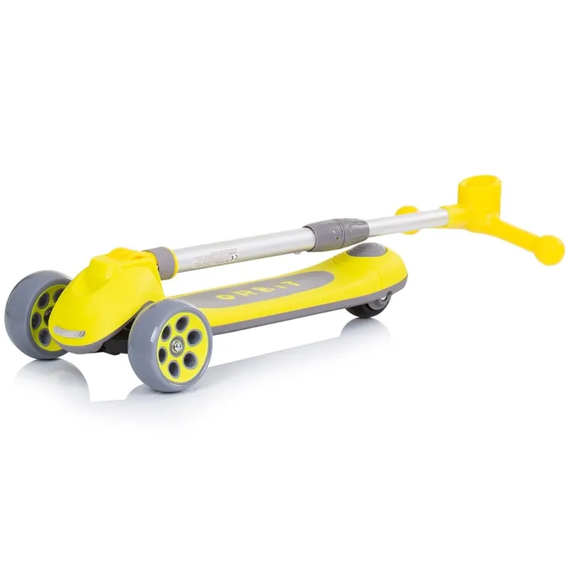 Trotineta Chipolino Orbit, lumini, pliabila, ghidonul reglabil, galben KID055578 — imaginea 3