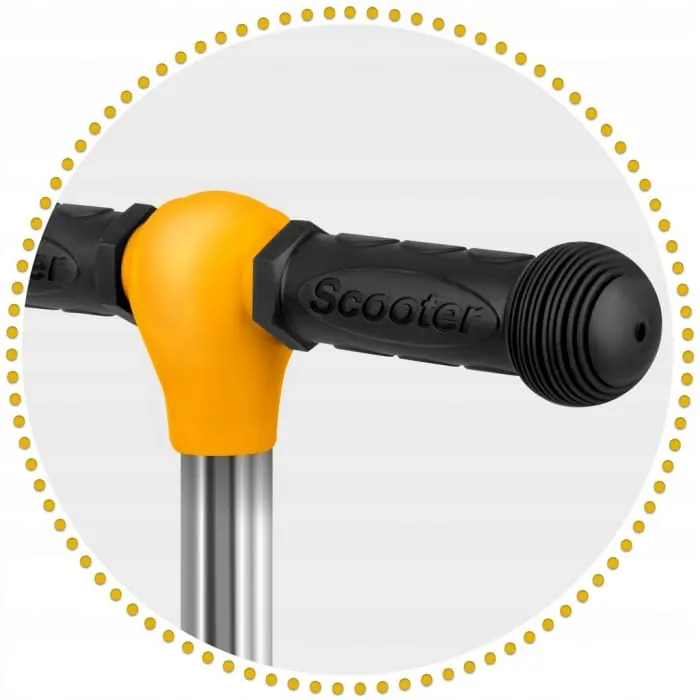 Trotineta Ricokids Cubi, 3 in 1, roti LED, portocaliu/negru KID611682 — imaginea 5