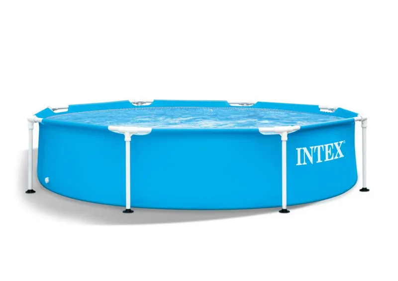Piscina cu cadru metalic INTEX 28205, rotunda, 244x51 cm, albastru KID420561