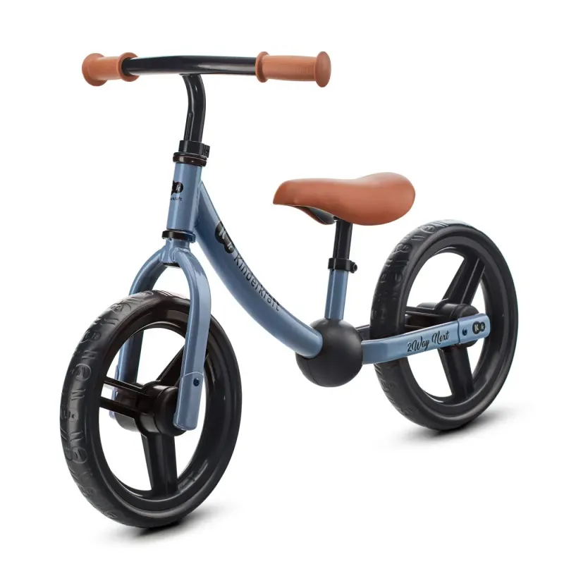 Bicicleta Kinderkraft 2Way Next, echilibru, fara pedale, albastru KID922260