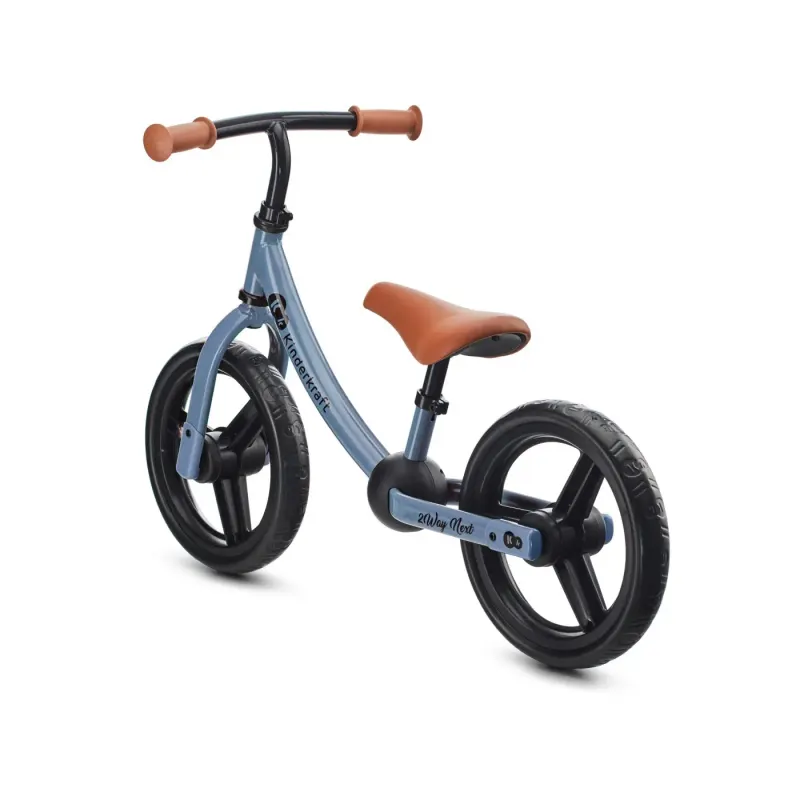 Bicicleta Kinderkraft 2Way Next, echilibru, fara pedale, albastru KID922260 — imaginea 4