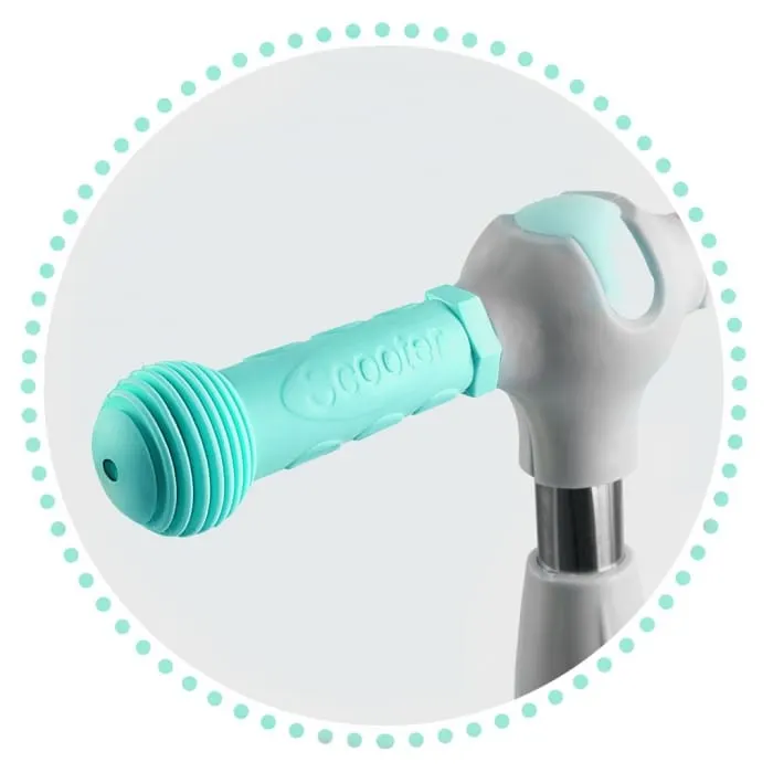 Trotineta Ricokids Piko, ghidon reglabil, roti LED, turcoaz KID477808 — imaginea 3