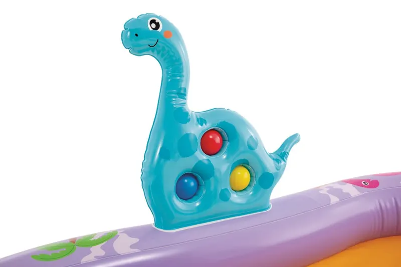 Piscina gonflabila copii Intex 56139 Dino Park, tobogan, fantana arteziana, multicolor KID428628 — imaginea 5