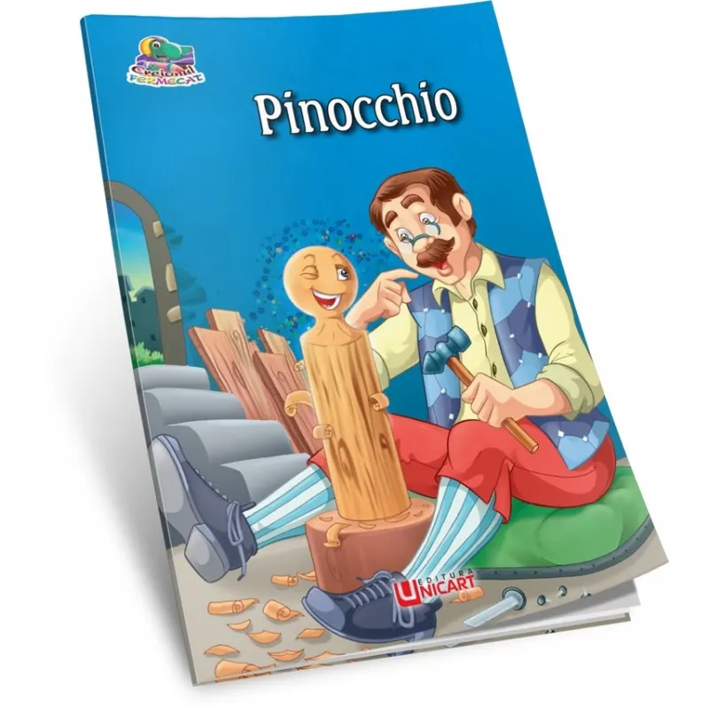 Carte de colorat E i poveE ti , Pinochio, tip A5, 16 pagini