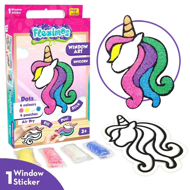 Set Creativ Stickere pentru Fereastra - Unicorn