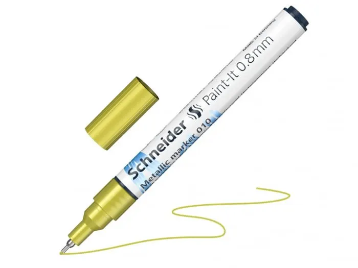 Marker metalic Paint-It 010 0,8 mm,galben metallic