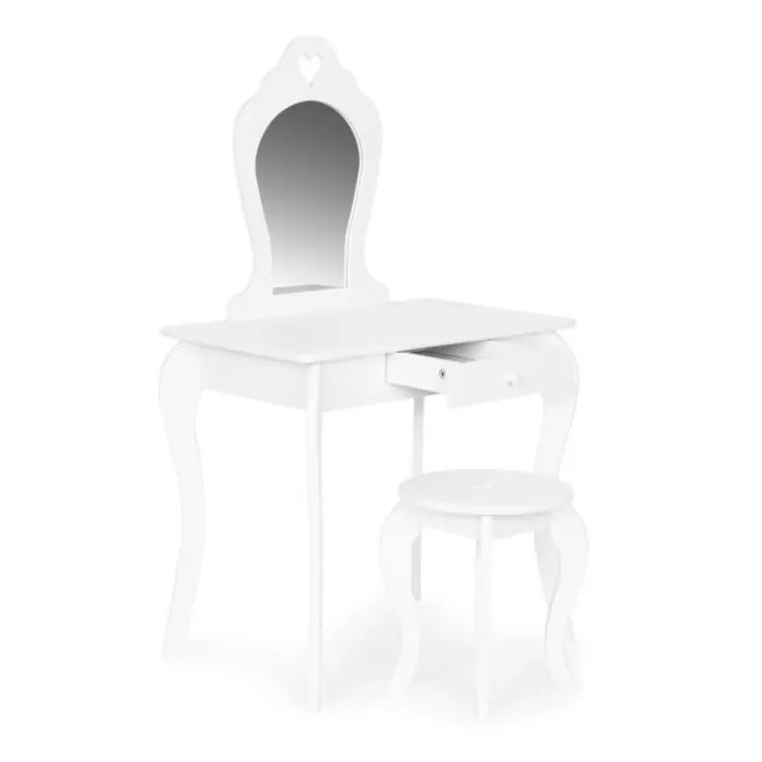 Masuta de toaleta Ecotoys, lemn, alb KID978328 — imaginea 2