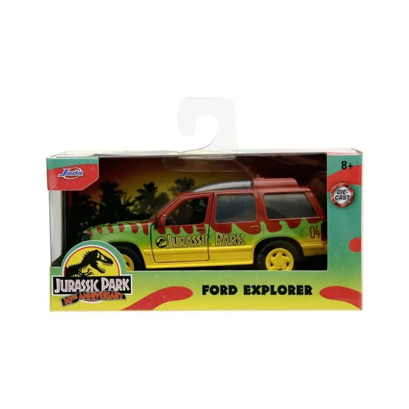 JADA JURASSIC WORLD 30TH ANNIVERSARY MASINUTA METALICA FORD EXPLORER 1993 SCARA 1 LA 32