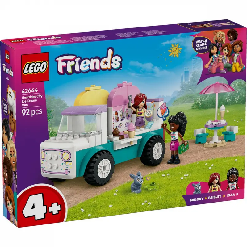 LEGO FRIENDS FURGONETA DE INGHETATA IN ORASUL HEARTLAKE 42644