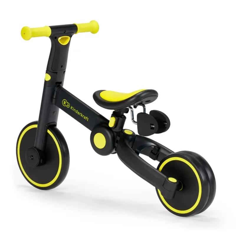 Tricicleta Kinderkraft 4Trike, 3 in 1, echilibru, negru KID916023 — imaginea 2
