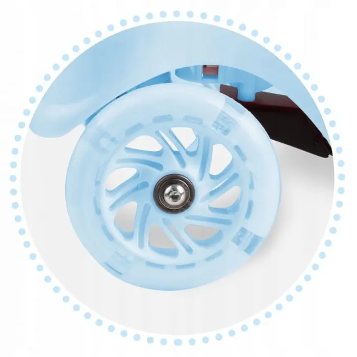 Trotineta Ricokids Piko, ghidon reglabil, roti LED, albastru KID605384 — imaginea 5