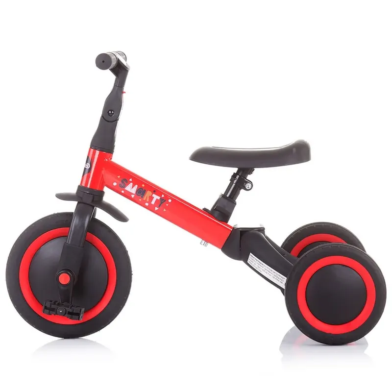 Tricicleta Chipolino Smarty, bicicleta echilibru, transformabila, 2 in 1, rosu KID039141 — imaginea 5