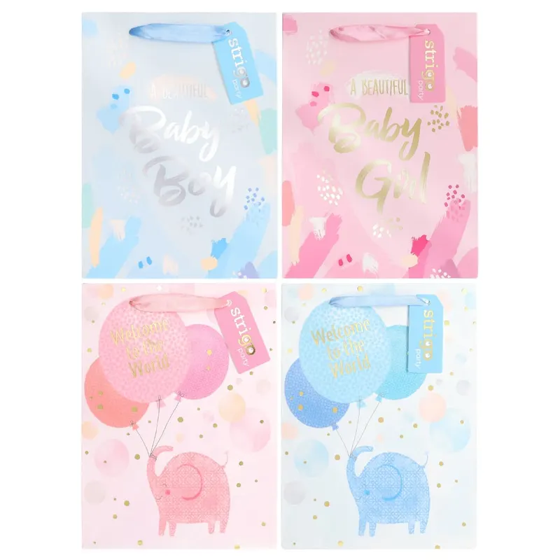 Set 4 Pungi Hartie 18 23(h) 10 cm, 210 gsm