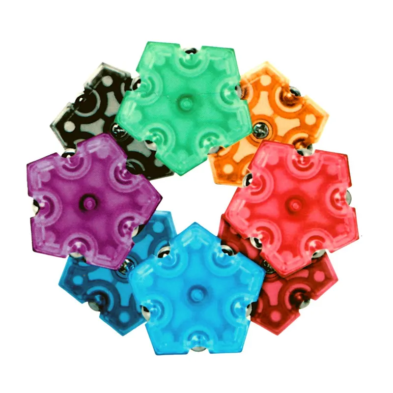 Sfera Magnetica Antistres, 12 Piese, 60 Magneti de Pamant, 2 Fete, 100 Combinatii Posibile, Diametru 3.5 Cm, Multicolor, + 6 Ani, Utility One