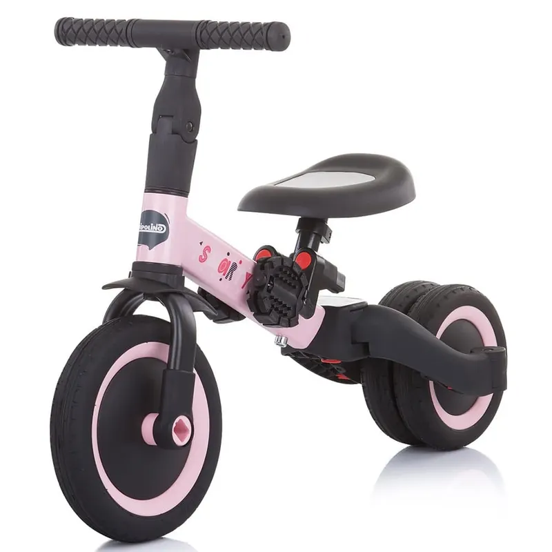 Tricicleta Chipolino Smarty, bicicleta echilibru, transformabila, 2 in 1, roz KID046088 — imaginea 2