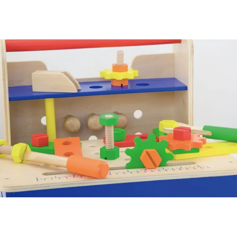 Trusa unelte pliabila Viga, lemn, multicolor, 32 piese KID598693 — imaginea 4