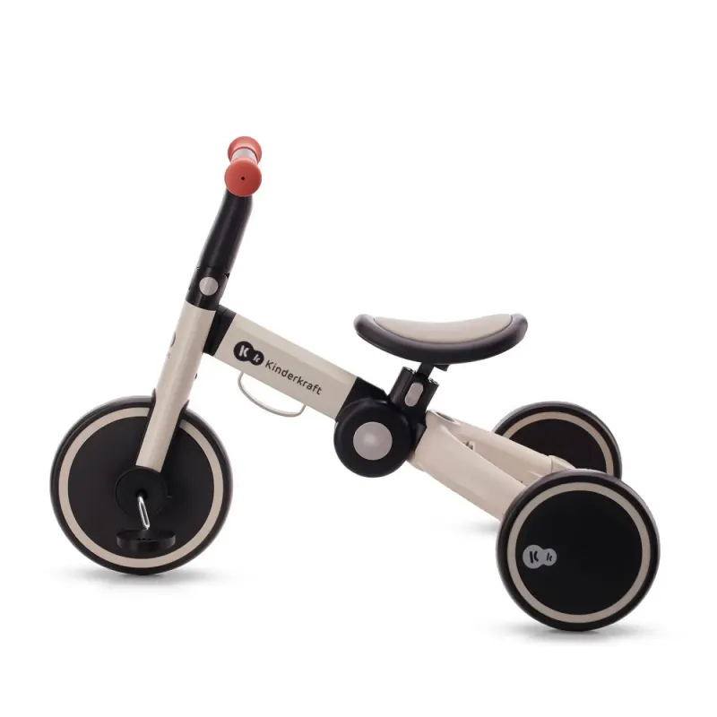 Tricicleta Kinderkraft 4Trike, 3 in 1, echilibru, gri KID922413