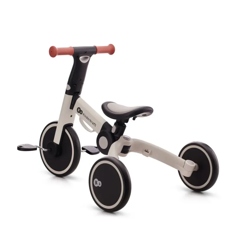 Tricicleta Kinderkraft 4Trike, 3 in 1, echilibru, gri KID922413 — imaginea 4