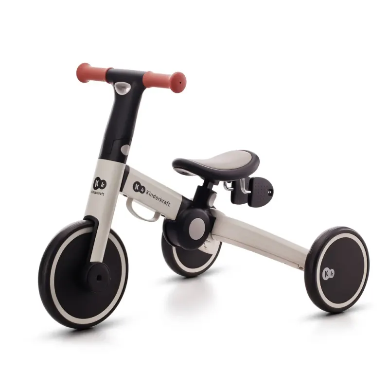 Tricicleta Kinderkraft 4Trike, 3 in 1, echilibru, gri KID922413 — imaginea 5