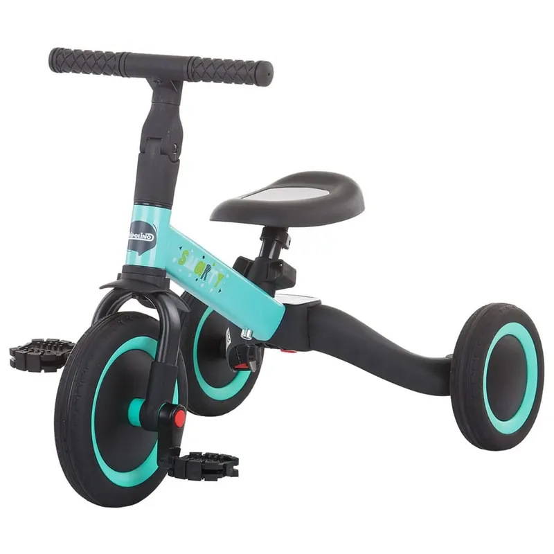 Tricicleta Chipolino Smarty, bicicleta echilibru, transformabila, 2 in 1, menta KID046095