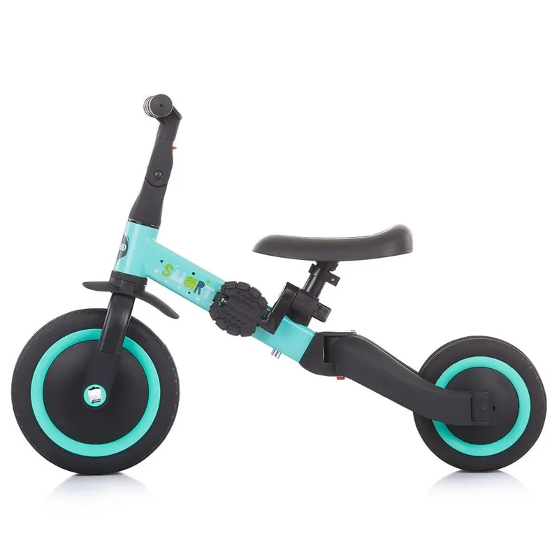 Tricicleta Chipolino Smarty, bicicleta echilibru, transformabila, 2 in 1, menta KID046095 — imaginea 5