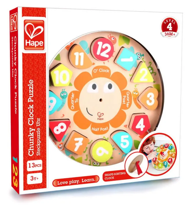 Hape Ceas din Lemn
