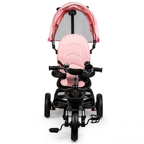 Tricicleta Ecotoys JM-311 scaun reversibil, roz KID063309 — imaginea 2