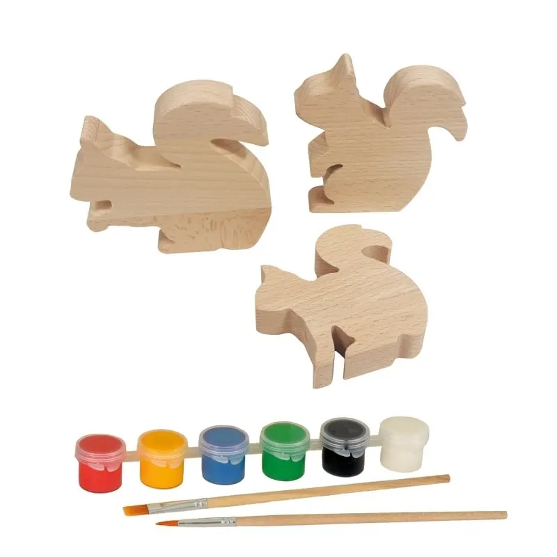 Joc creativ de pictat Familia de veverite, Egmont Toys