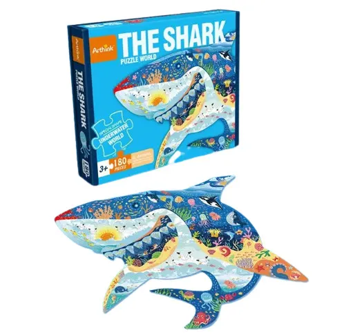 Puzzle in Forma de Rechin - 180 Piese