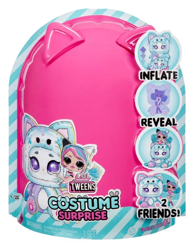 L.O.L. SURPRISE! TWEENS COSTUME SURPRISE PAPUSA EMMA EMO