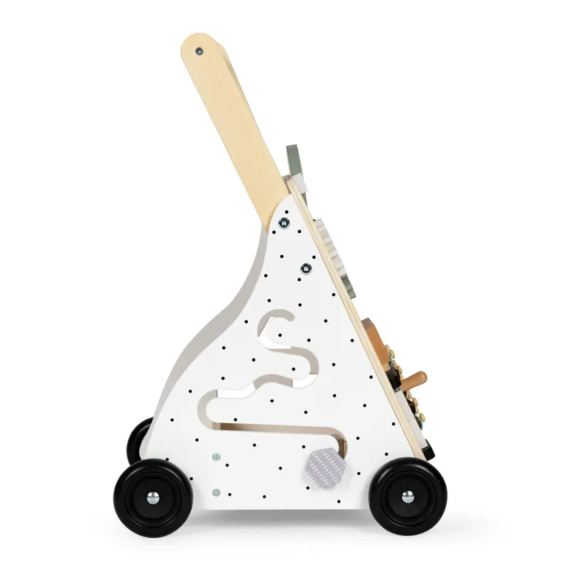 Antemergator Ecotoys, lemn, activitati Montessori, multicolor KID979691 — imaginea 5