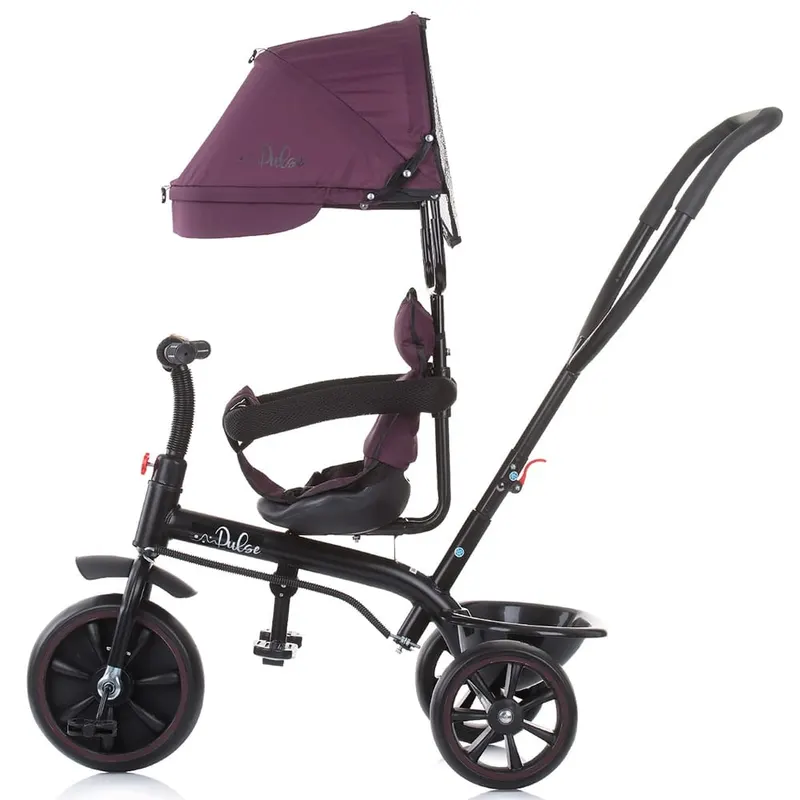 Tricicleta Chipolino Pulse, 2 in 1, maner parental, copertina, violet KID047115 — imaginea 2