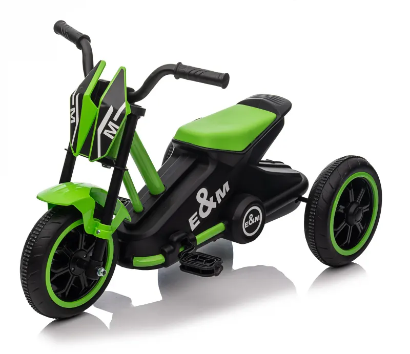 Tricicleta cu pedale pentru copii, G301, cadru metalic, verde