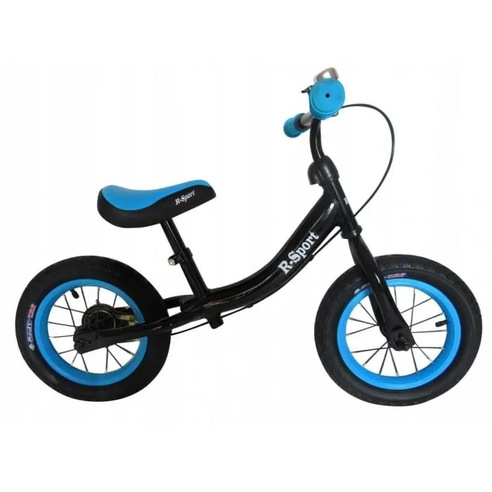 Bicicleta R-Sport R3, echilibru, fara pedale, roti gonflabile, albastru/negru KID791692 — imaginea 2