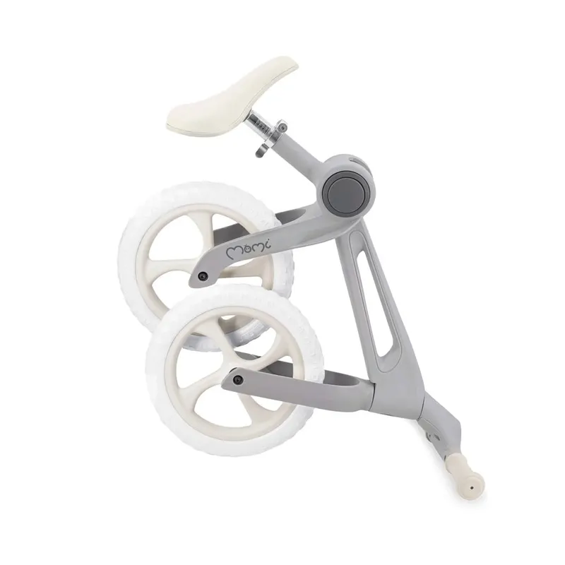 Bicicleta Momi Noru, echilibru, fara pedale, pliabila, gri KID936325 — imaginea 2