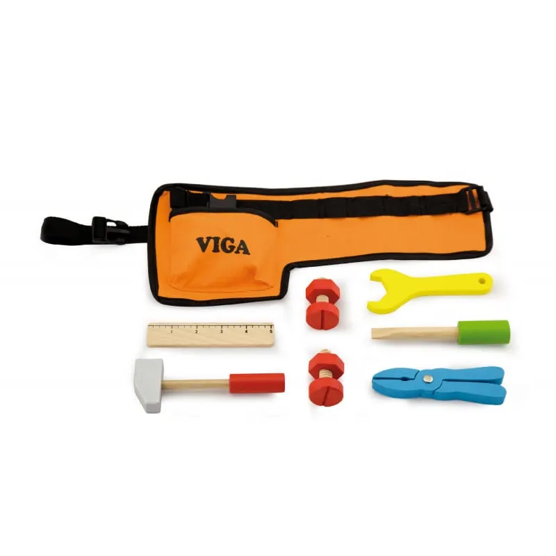 Centura unelte Viga, lemn, multicolor KID505325 — imaginea 2