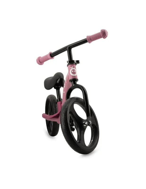 Bicicleta Momi Isoka, roti led, echilibru, fara pedale, roz KID782273 — imaginea 3