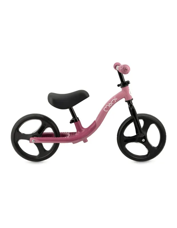 Bicicleta Momi Isoka, roti led, echilibru, fara pedale, roz KID782273 — imaginea 5