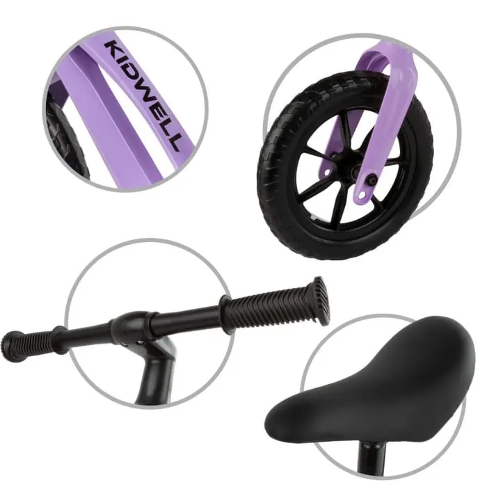 Bicicleta Kidwell Vito, echilibru, fara pedale, cadru magneziu, violet KID705793 — imaginea 4