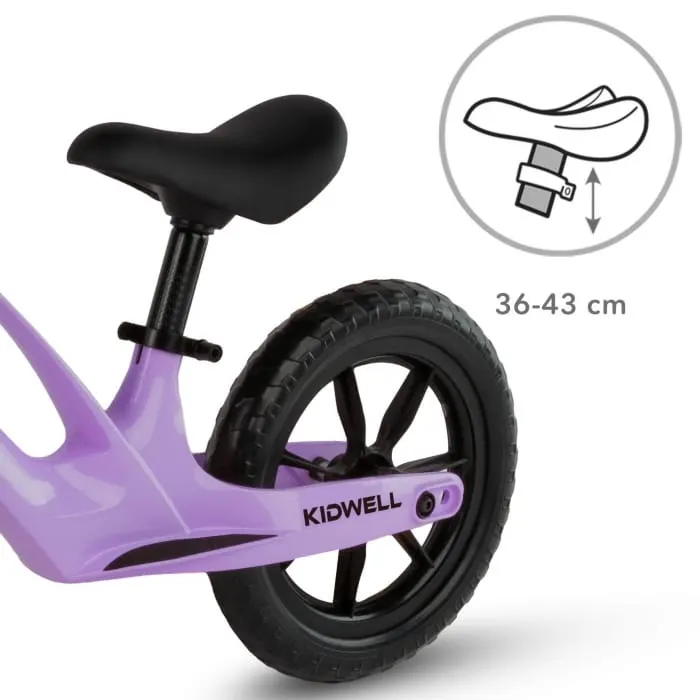 Bicicleta Kidwell Vito, echilibru, fara pedale, cadru magneziu, violet KID705793 — imaginea 5