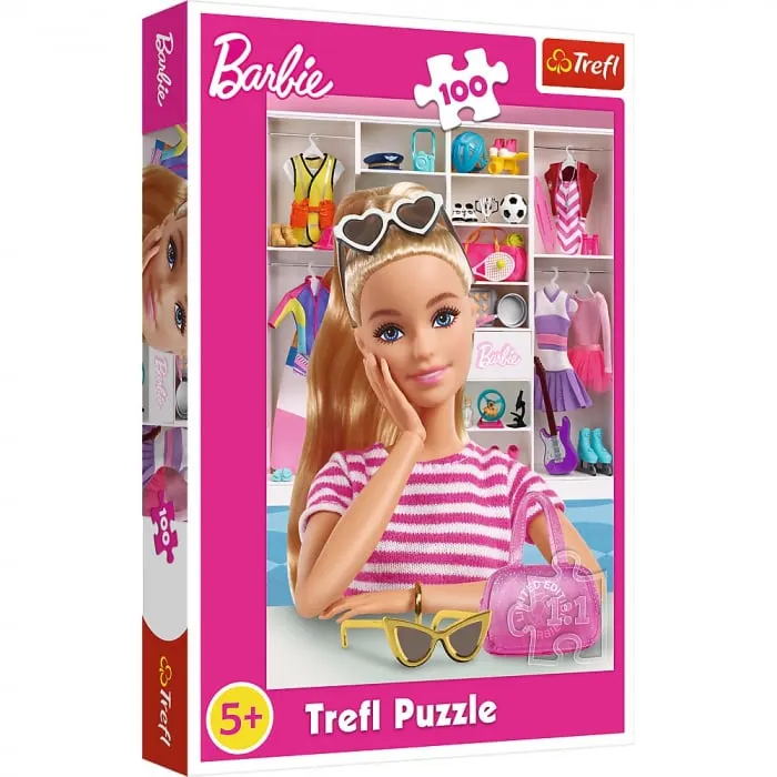 Puzzle sa o cunoastem pe barbie,100 piese,+5 ani