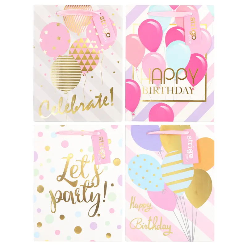 Set 4 Pungi din Hartie 18 23 10 cm, 210 gsm