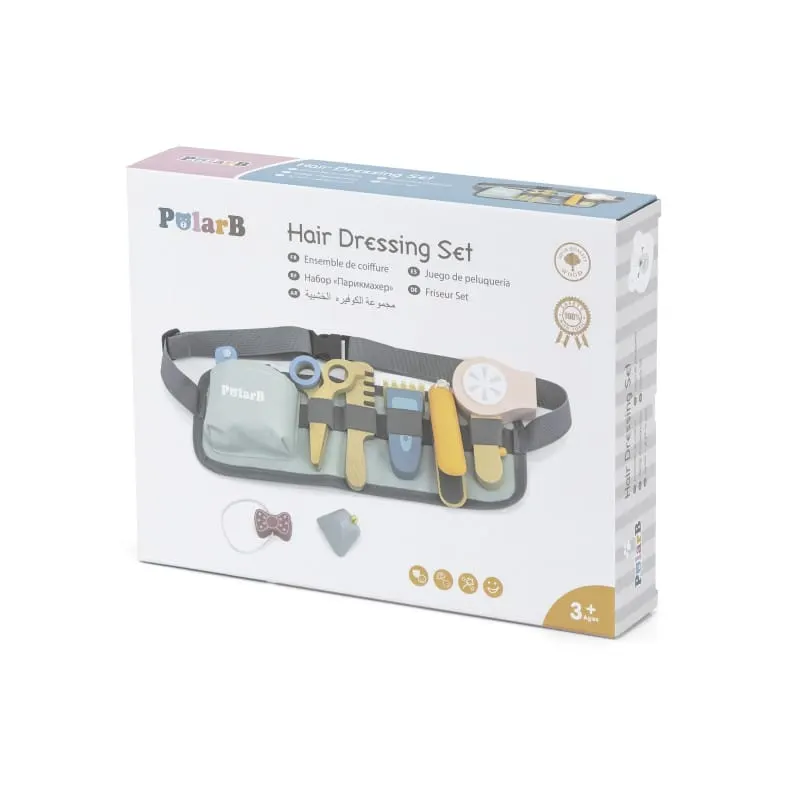 Set coafura Viga PolarB, din lemn cu centura si unelte, multicolor KID442018 — imaginea 2
