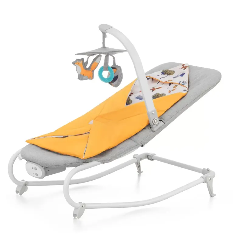 Balansoar Kinderkraft Felio 2, 3 in 1, galben KID921102