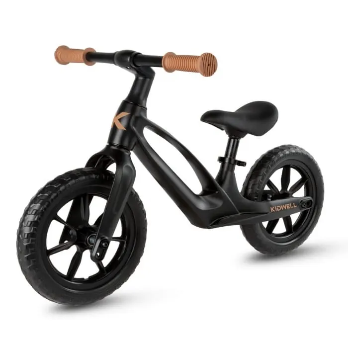 Bicicleta Kidwell Vito, echilibru, fara pedale, cadru magneziu, negru KID705809